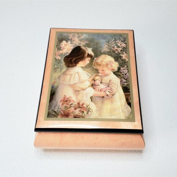 Ercolano Limited Edition "A Gift Of Love" Italian Jewelry Music Box - Picture 2 of 12